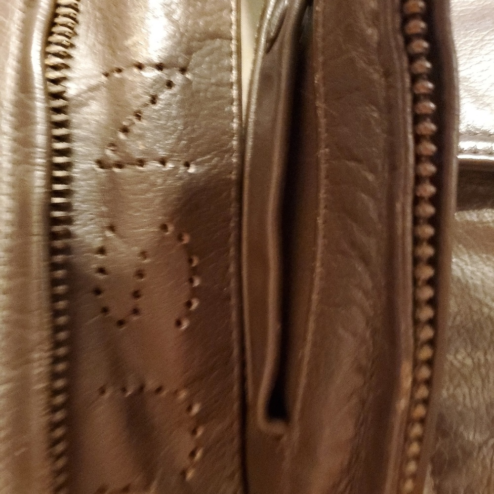 Leather Flyers Jacket Vintage Fur Collar - Picture 6 of 8